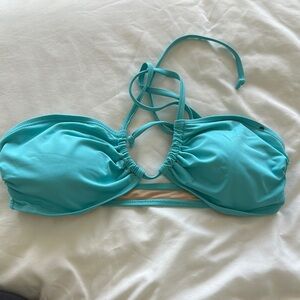 Aqua Blue Bikini Top